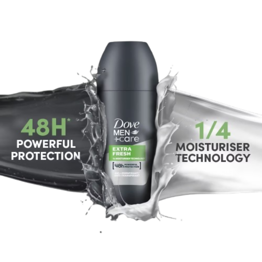 Dove Men + Care Extra Fresh Anti - Perspirant Roll - On | Grocsy