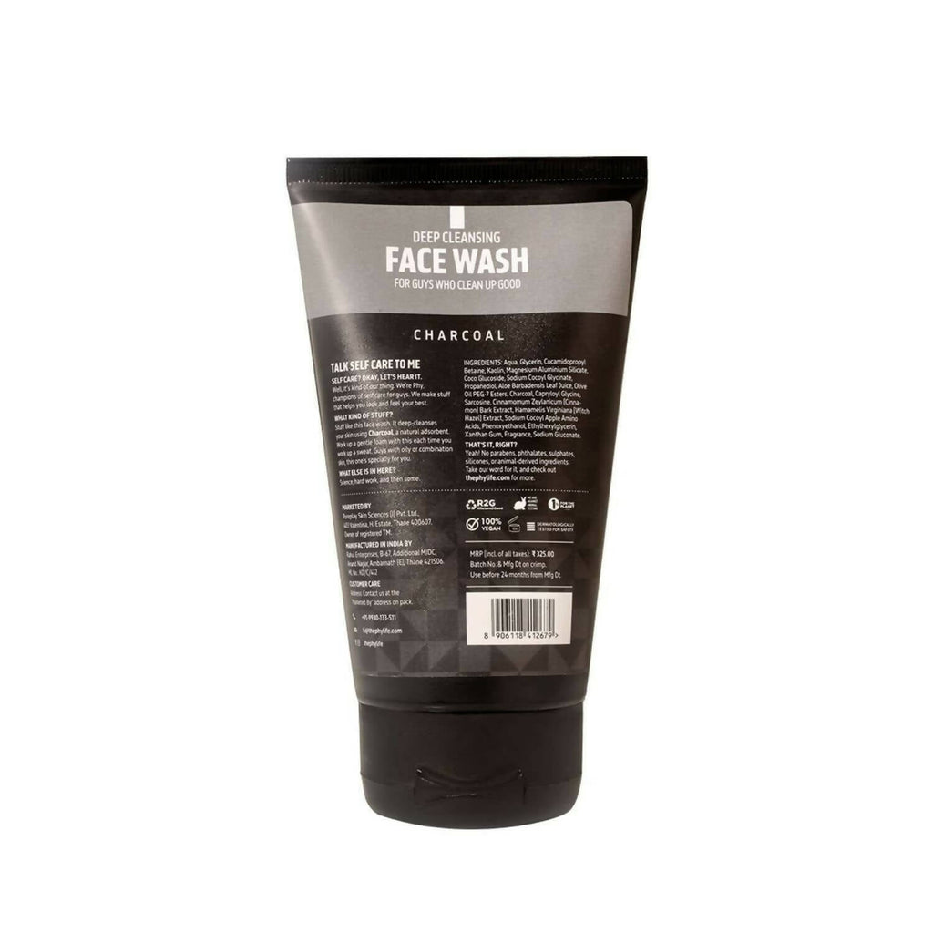 Phy Charcoal Face Wash | Grocsy