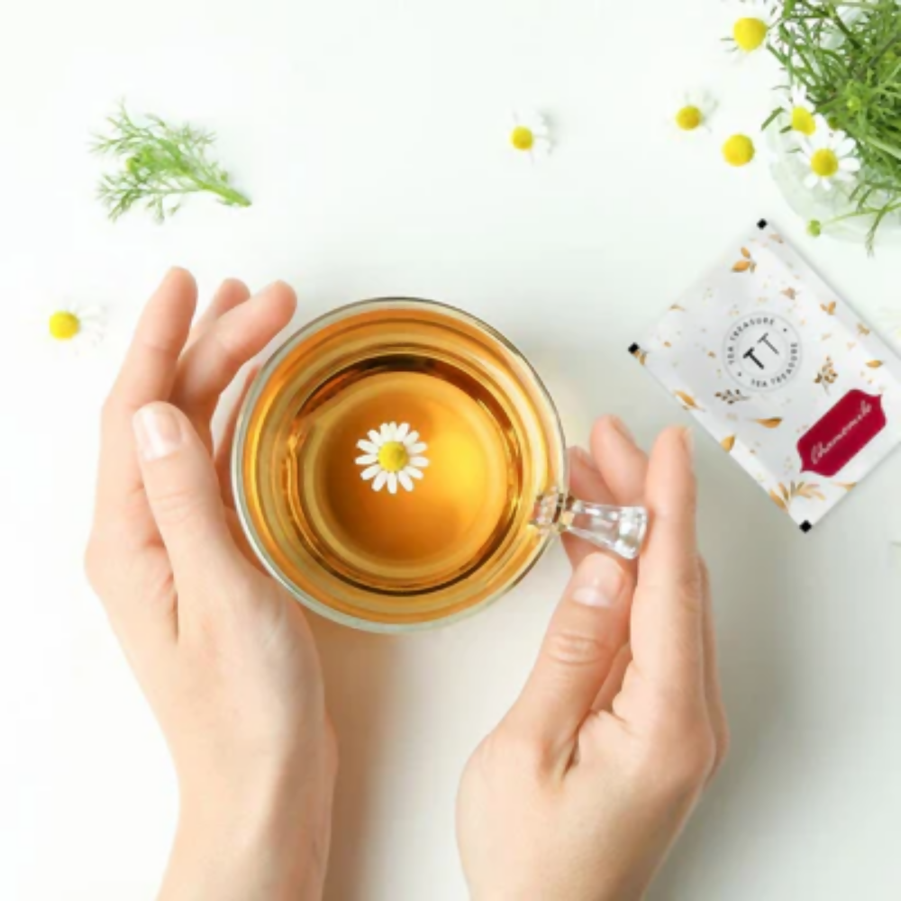 Tea Treasure Pure Chamomile Tea Bags | Grocsy