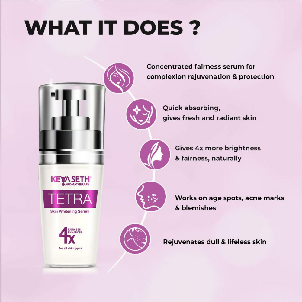 Keya Seth Aromatherapy Tetra Skin Whitening Serum | Grocsy