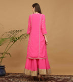 Joban Fashion Pink Georgette Lehenga Set | Grocsy