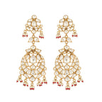 Nuyug 22K Gold Plated Serenoor Pearl Chandbali Earrings | Grocsy
