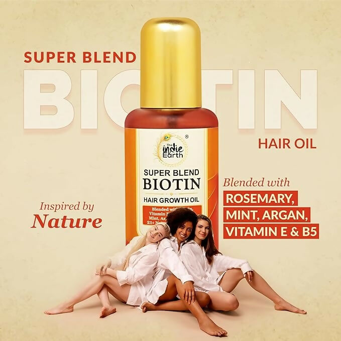 The Indie Earth Rosemary Mint Biotin Hair Oil | Grocsy