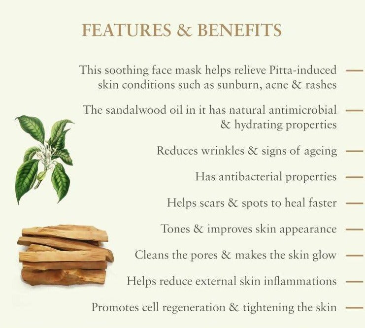 Just Herbs Sanface Sandal Glow Pack | Grocsy