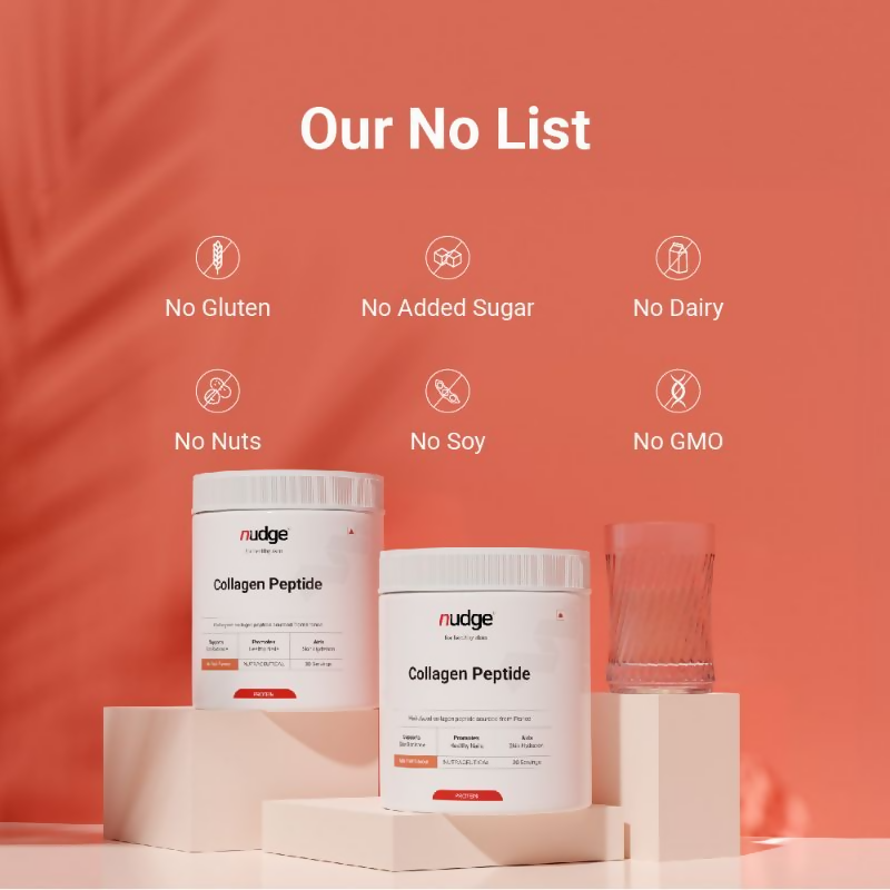 Nudge Collagen Peptide Mixed Fruit Flavour Protein Powder | Grocsy