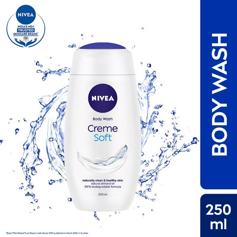 Nivea Body Wash- Creme Soft Naturally Clean | Grocsy
