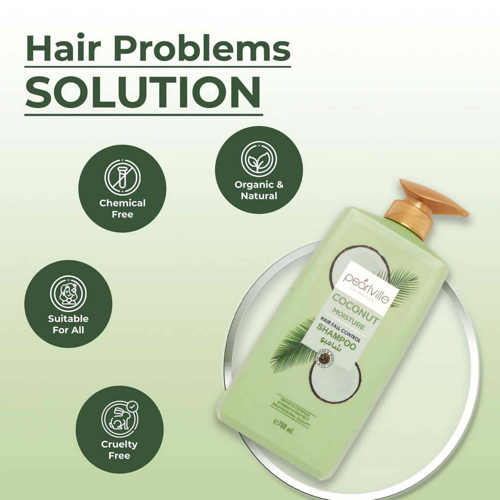 Pearlville Coconut Essential Shampoo | Grocsy