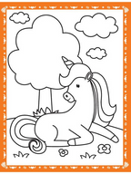 Dreamland Publications Unicorn Neon Colour & Sticker Dots Book Over 500 Stickers Book For Kids | Grocsy