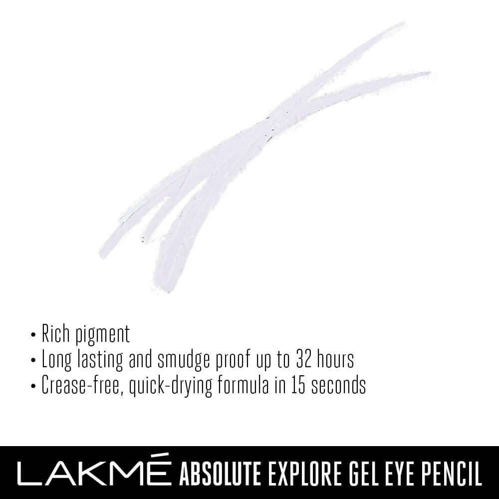 Lakme Absolute Explore Eye Pencil - Ethereal White | Grocsy