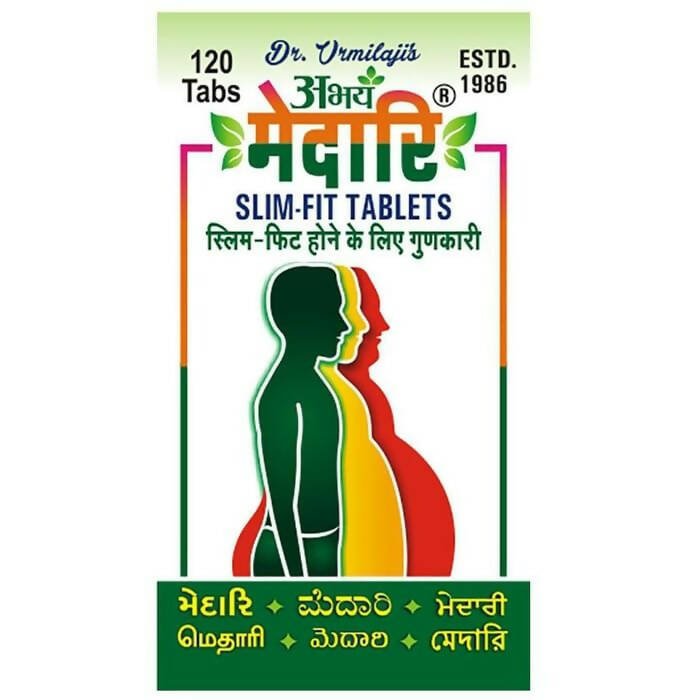 Abhay Ayurveda Medari Slim-Fit Tablets | Grocsy