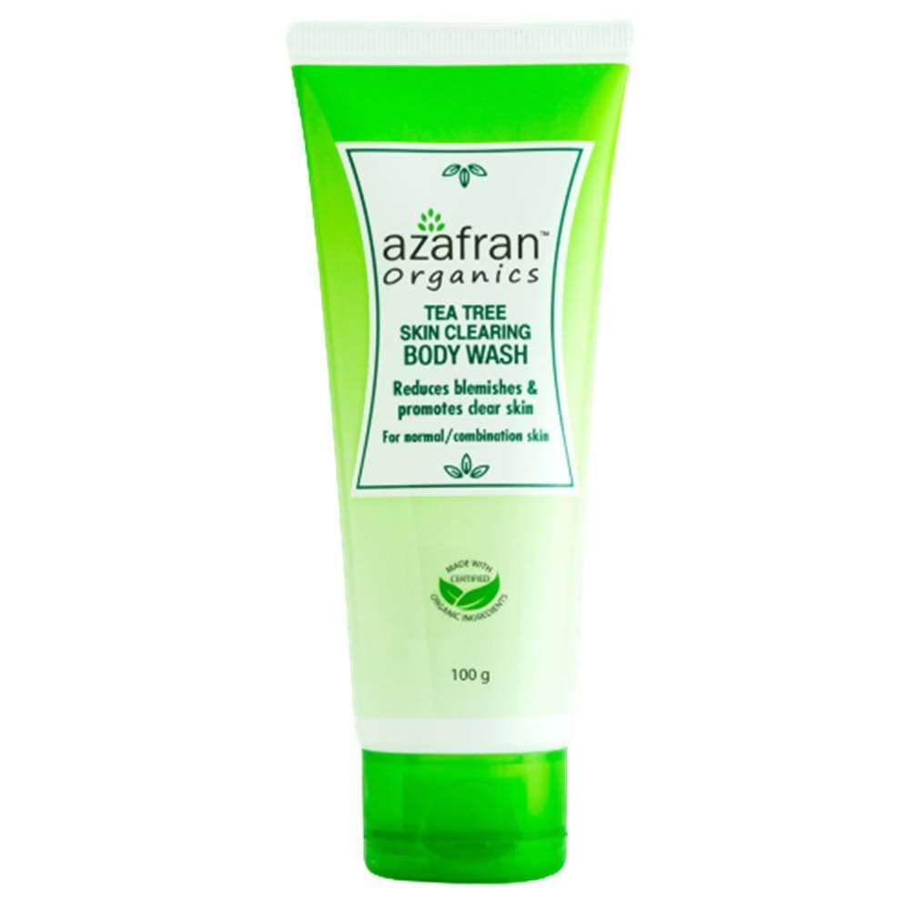 Azafran Organics Tea Tree Skin Clearing Body Wash | Grocsy