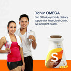 MyFitFuel Salmon Fish Oil Omega 3 1000mg Capsules