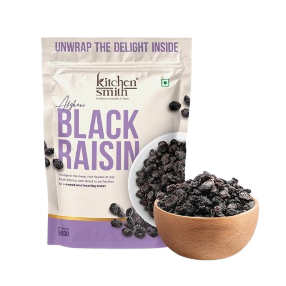 Kitchen Smith Afghani Seedless Black Raisin | Grocsy