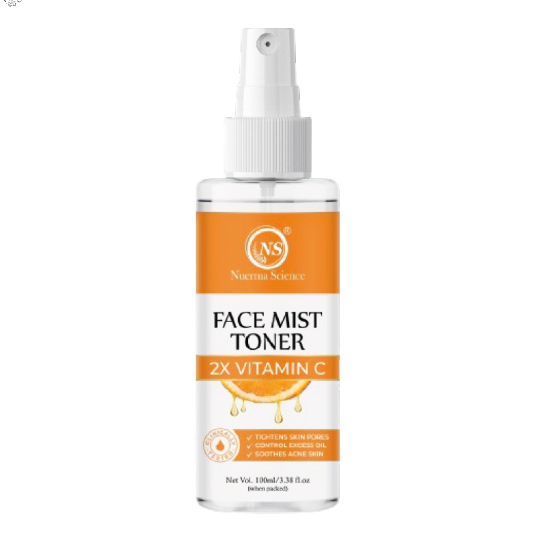 Nuerma Science 2X Vitamin C Face Mist Toner to Reduce Dark Spots & Hyperpigmentation | Grocsy
