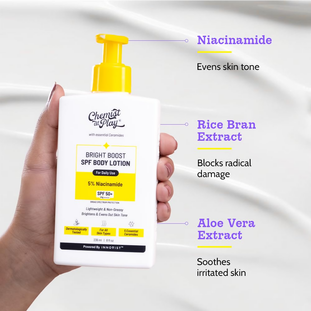 Chemist At Play Bright Boost SPF Body Lotion | Grocsy