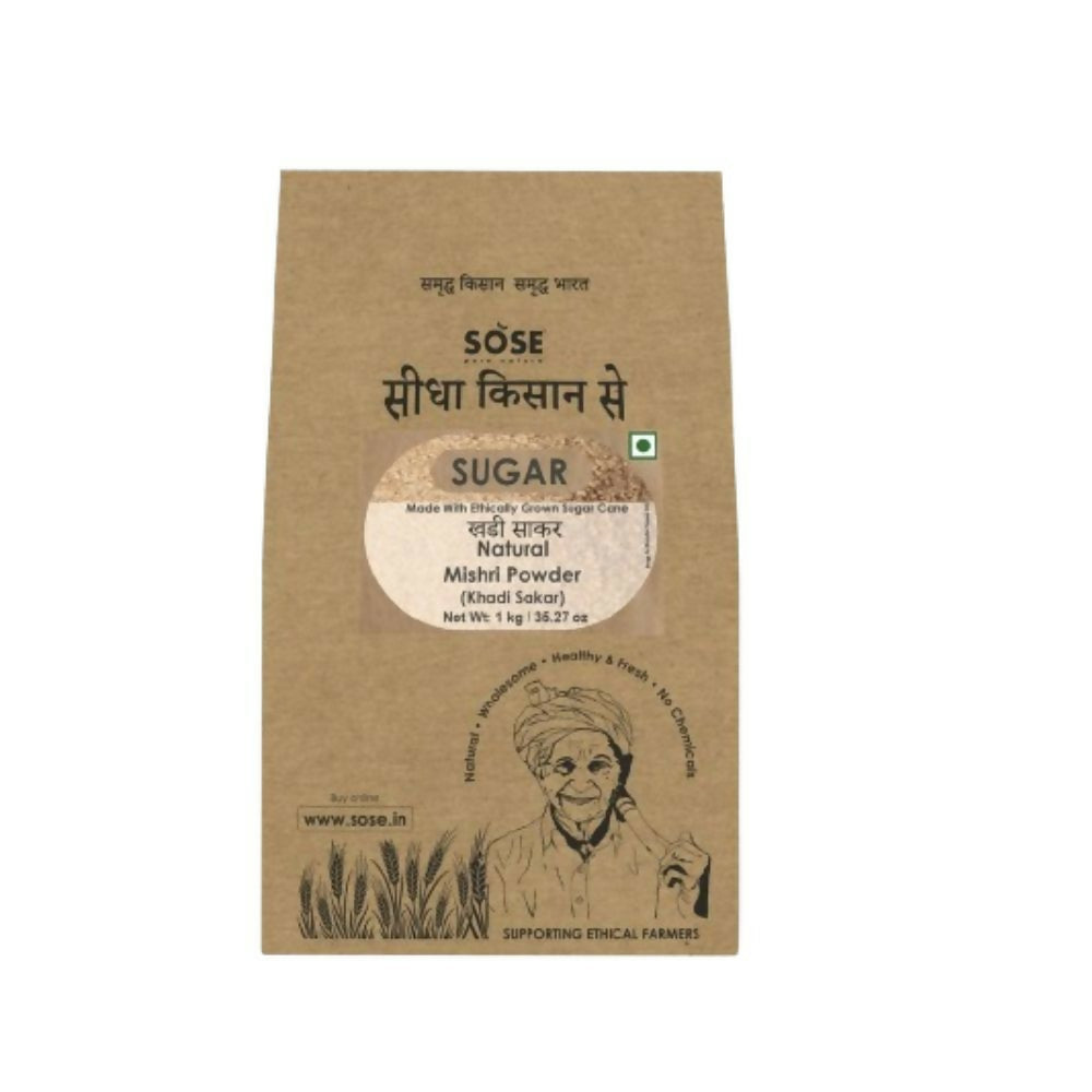 Gir Sidha Kisan Se Natural Mishri Powder (Khadi Sakar) | Grocsy