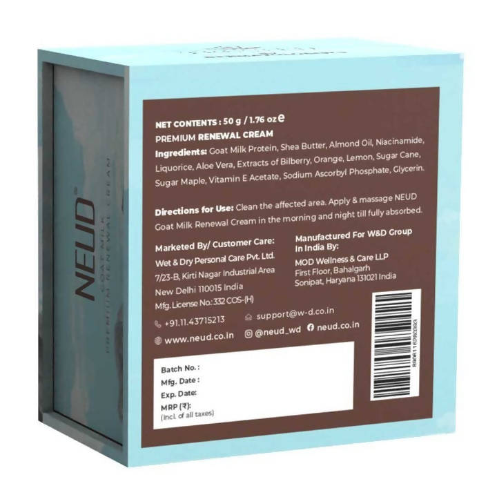 Neud Goat Milk Premium Renewal Cream | Grocsy