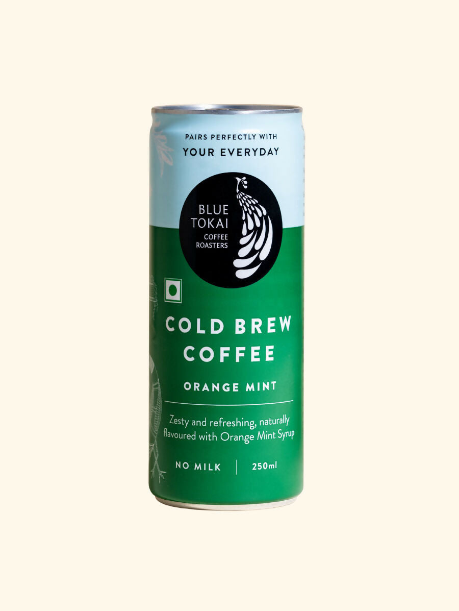 Blue Tokai Cold Brew Coffee Orange Mint Can | Grocsy