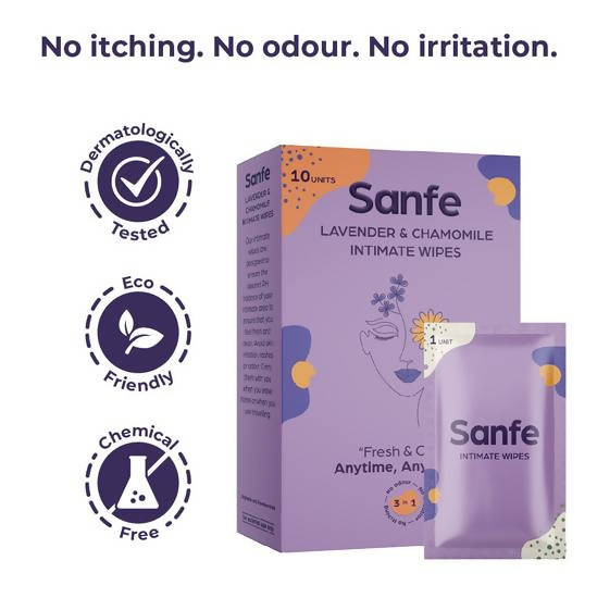 Sanfe 3 In 1 Intimate Wipes | Grocsy