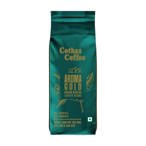 Cothas Coffee Aroma Gold Medium Roasted Coffee Beans | Grocsy