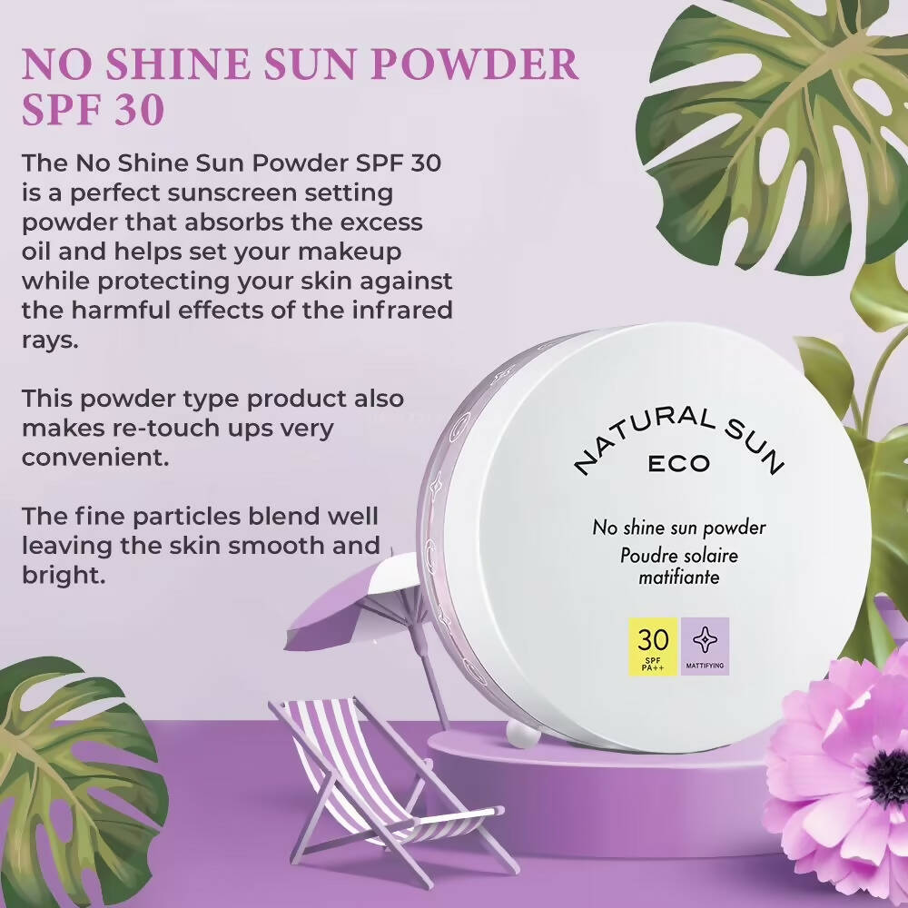 The Face Shop Natural Sun Eco No Shine Sun Powder SPF 30 - Korean Skincare | Grocsy