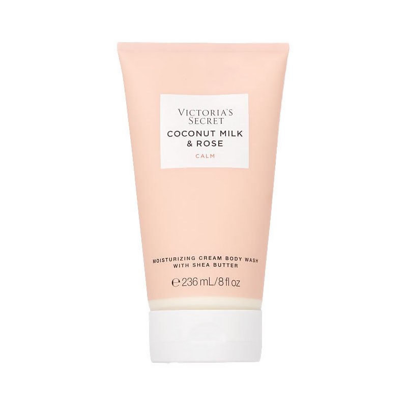 Victoria's Secret Coconut Milk Rose Natural Beauty Moisturizing Cream Body Wash | Grocsy