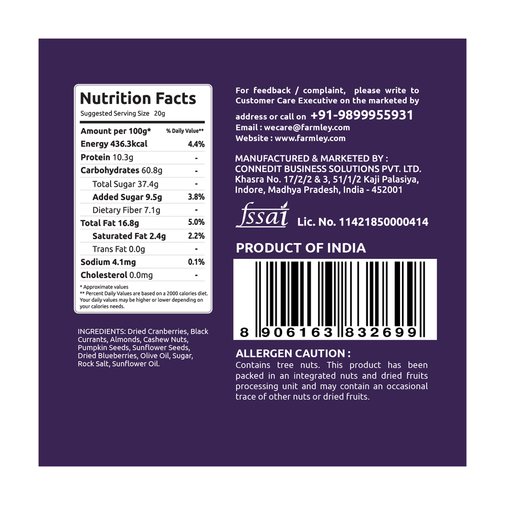 Farmley 7-in-1 Trail Mix | Grocsy
