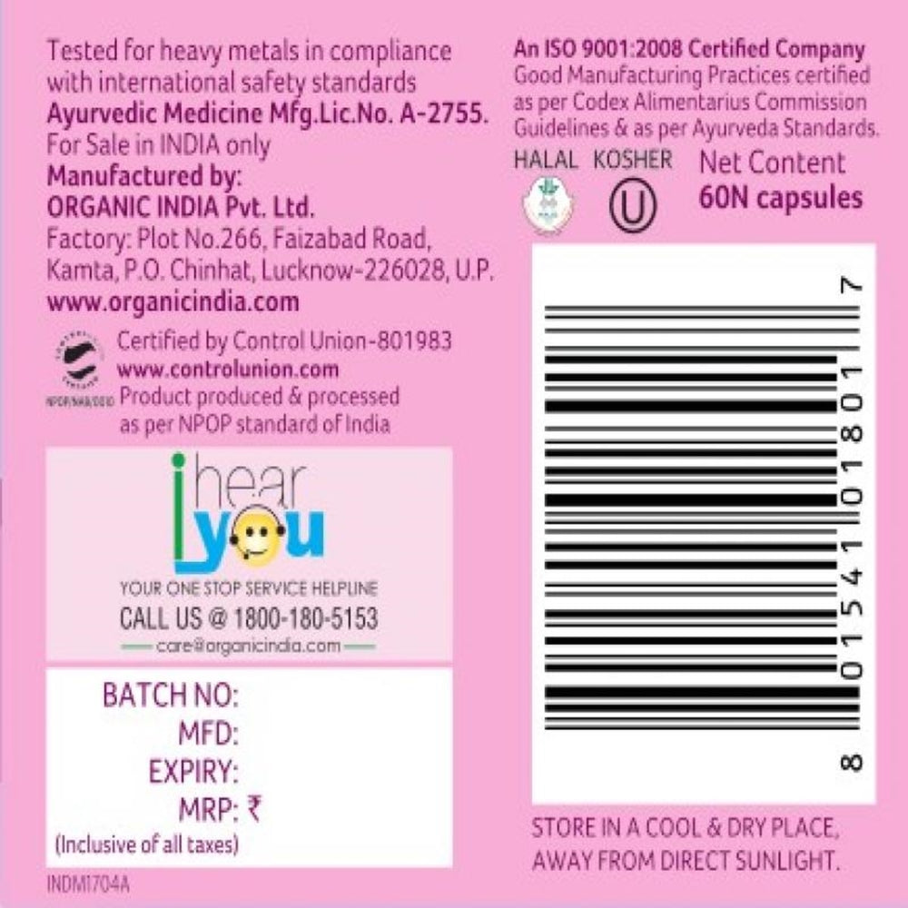 Organic India Trikatu 60 Capsules | Grocsy