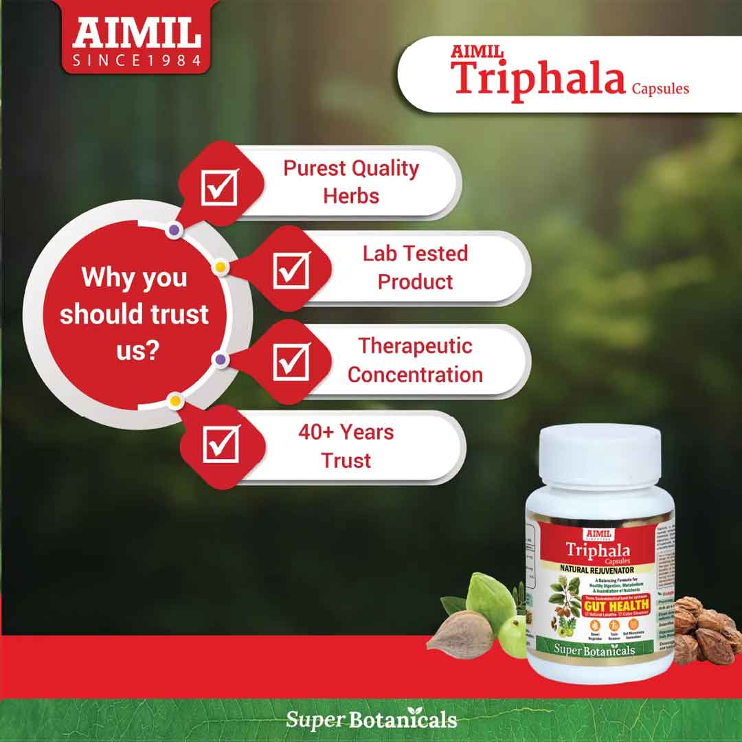 Aimil Triphala Capsules | Grocsy