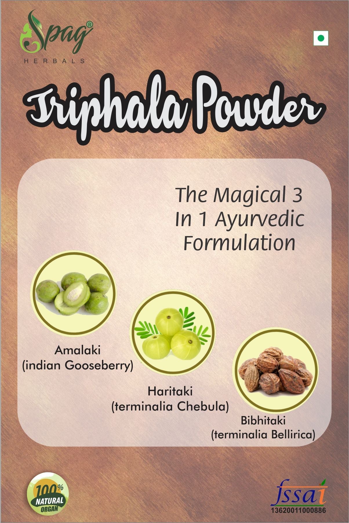 Spag Herbals Triphala Powder | Grocsy