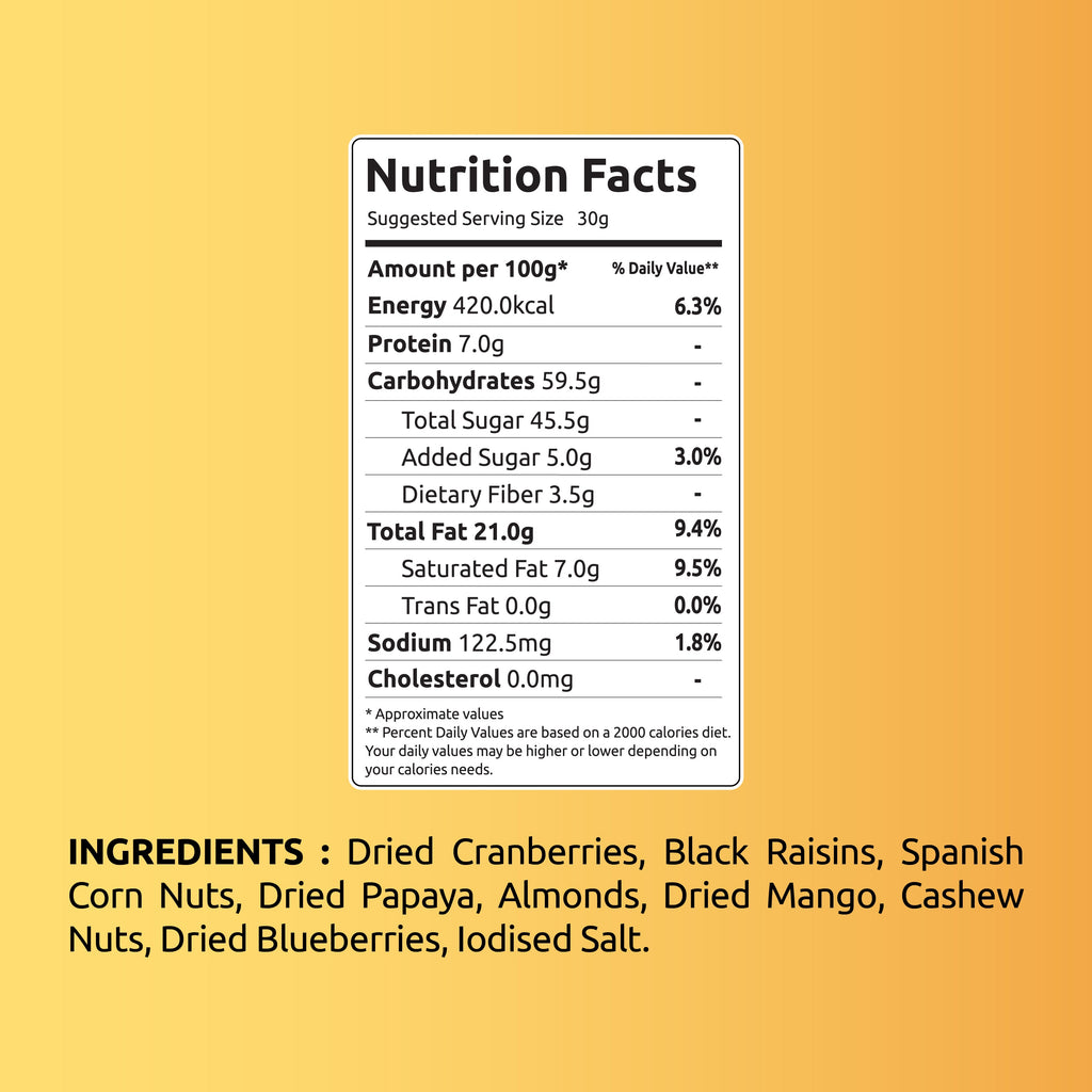 Farmley Tropical Savoury Snack Mix | Grocsy