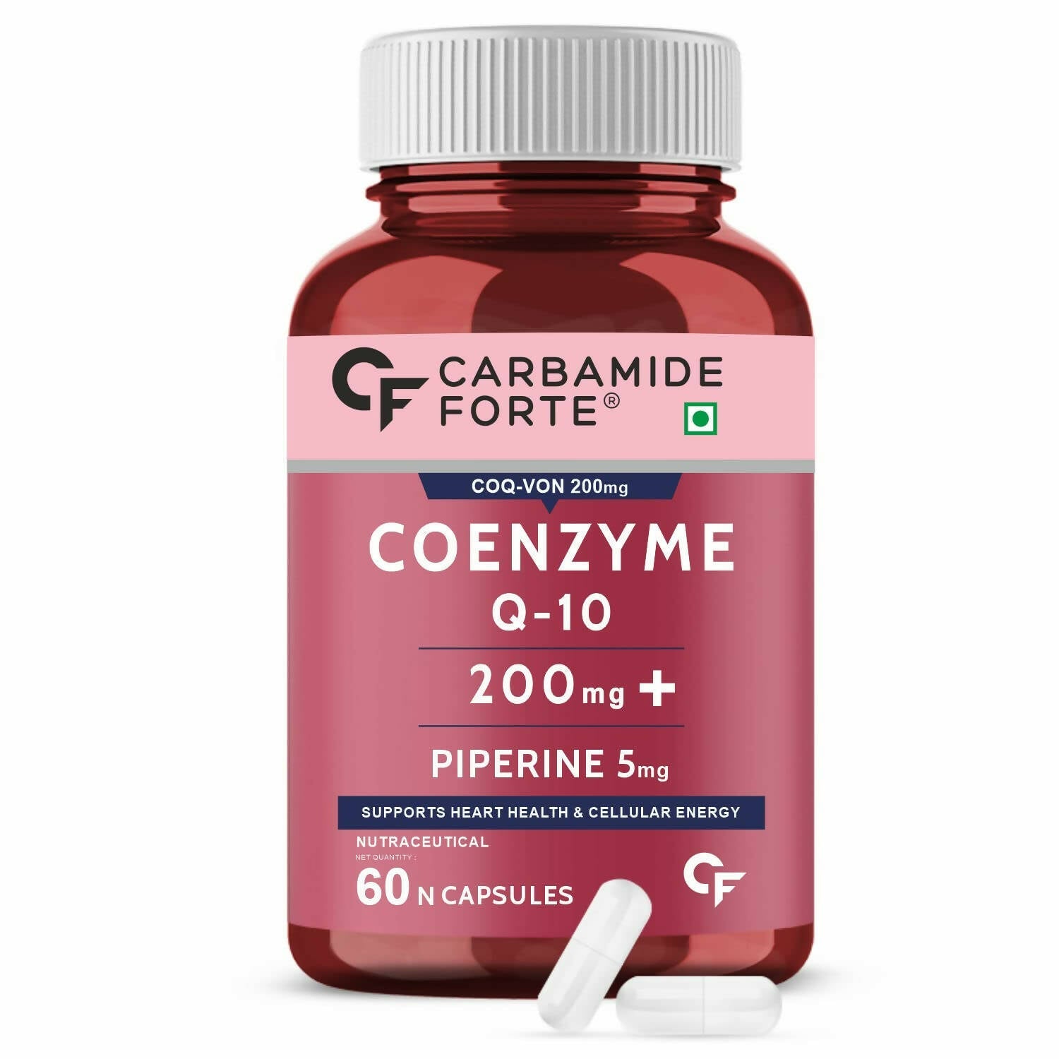 Carbamide Forte Coenzyme Q10 with Piperine Capsules | Grocsy