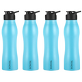 Borosil Hydra Grip Go Stainless Steel Water Bottle - Blue | Grocsy
