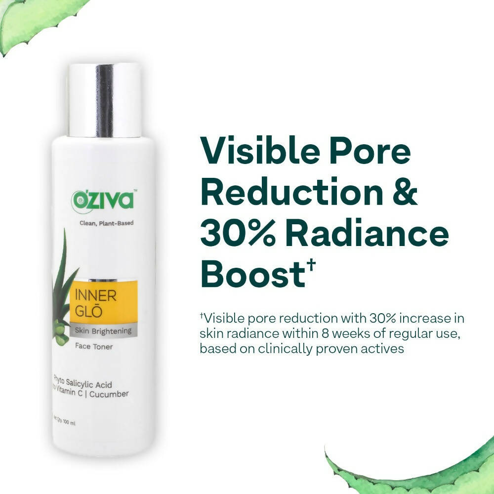 OZiva Inner Glo Skin Brightening Face Toner | Grocsy