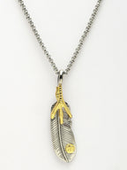 NVR Men's Silver-Plated Stainless Steel Pendant with Chain | Grocsy