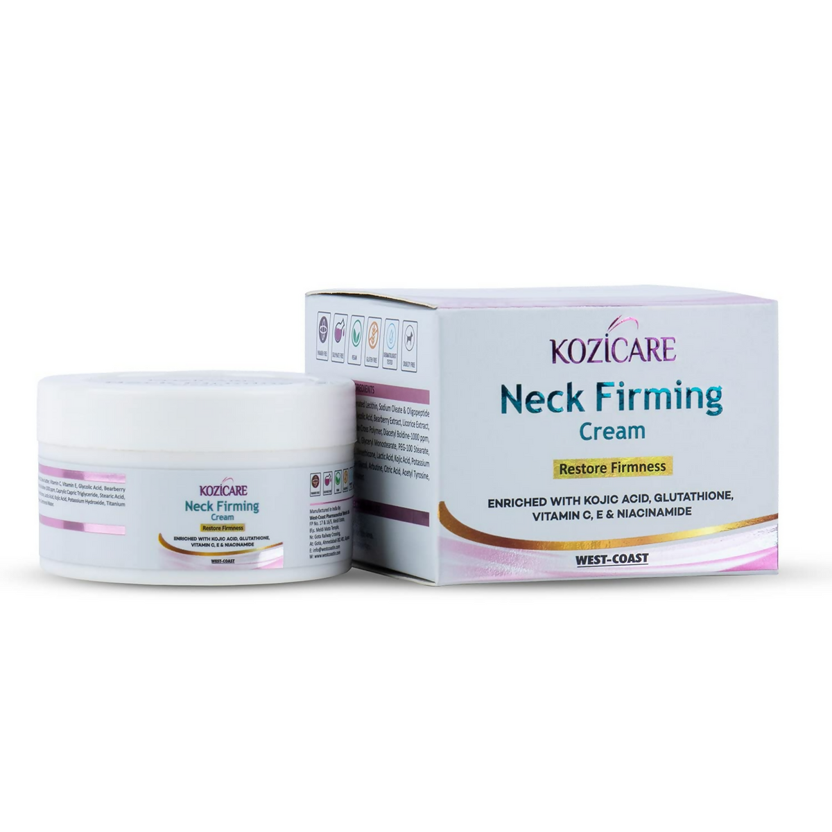 Healthvit Kozicare Neck Firming Cream | Grocsy