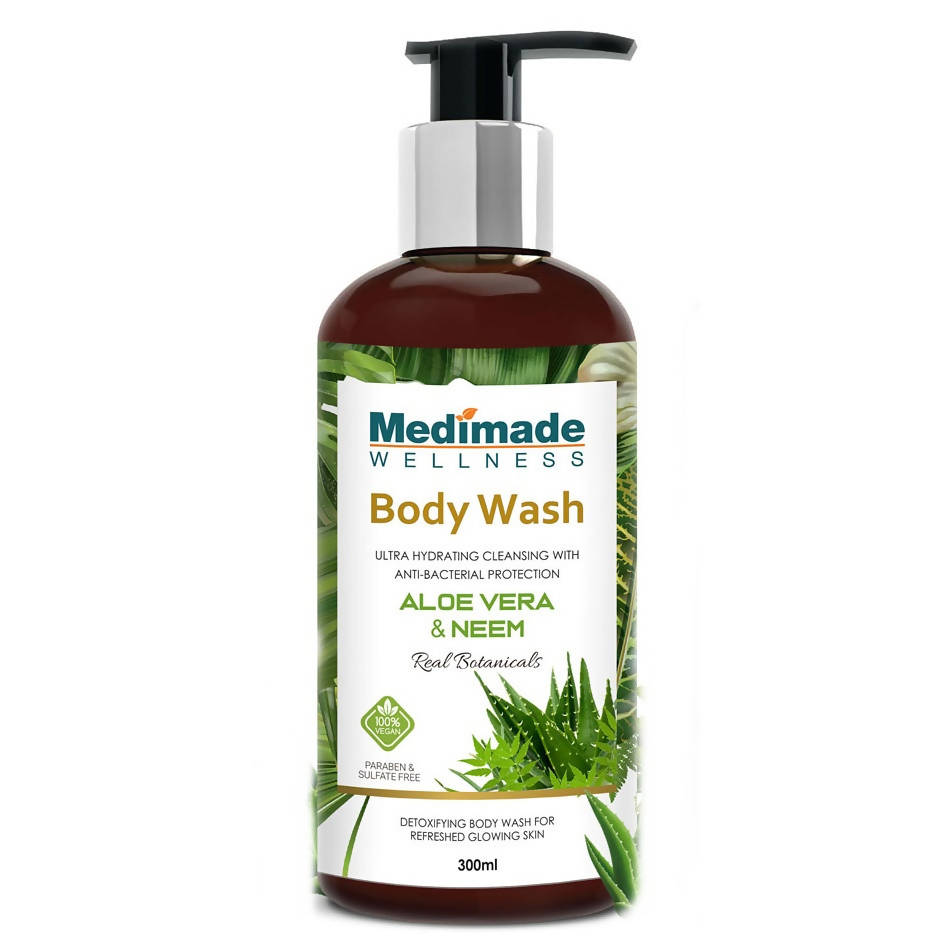 Medimade Wellness Aloevera & Neem Body Wash | Grocsy