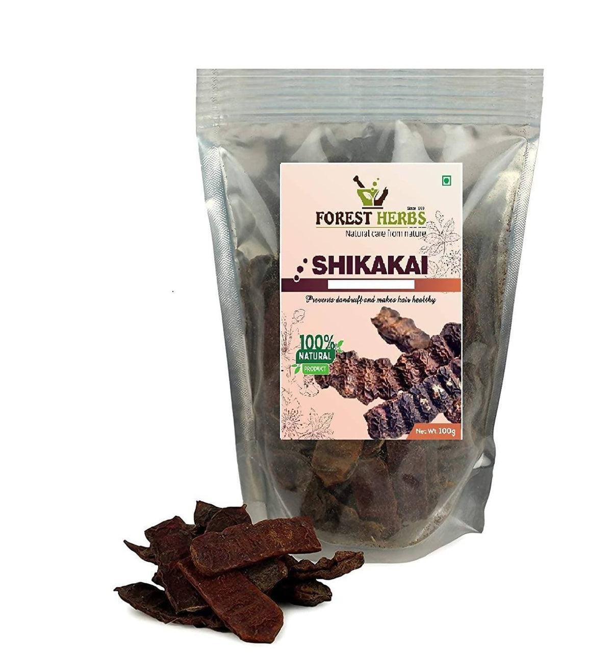 Forest Herbs Natural Care Shikakai | Grocsy