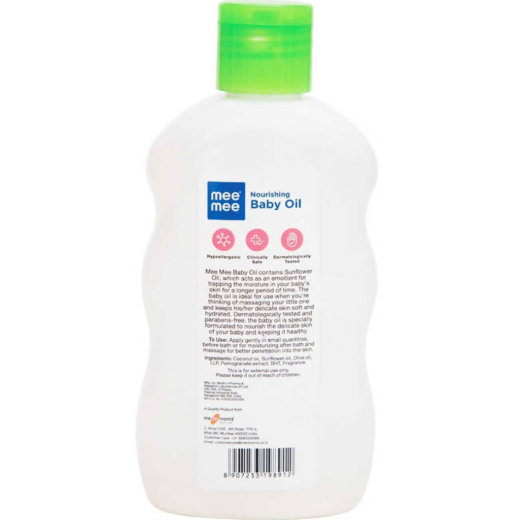 Mee Mee Nourishing Baby Oil | Grocsy