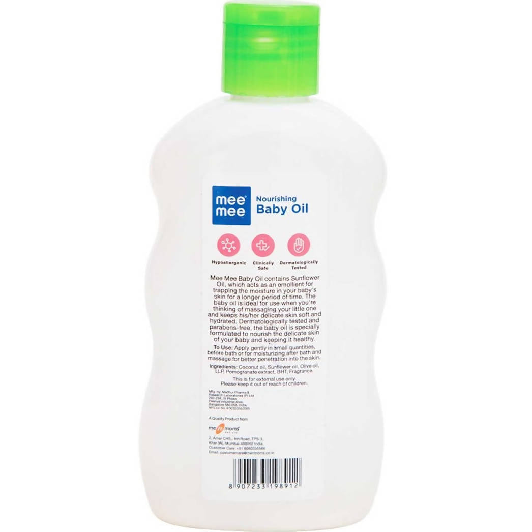 Mee Mee Nourishing Baby Oil | Grocsy