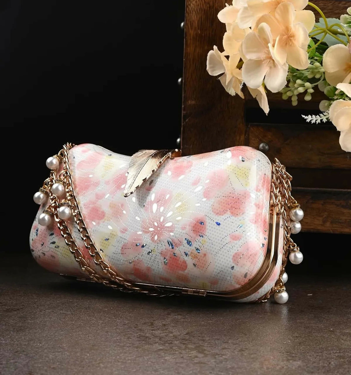 Joban Fashion Embellished Box Clutch - Multicolor | Grocsy