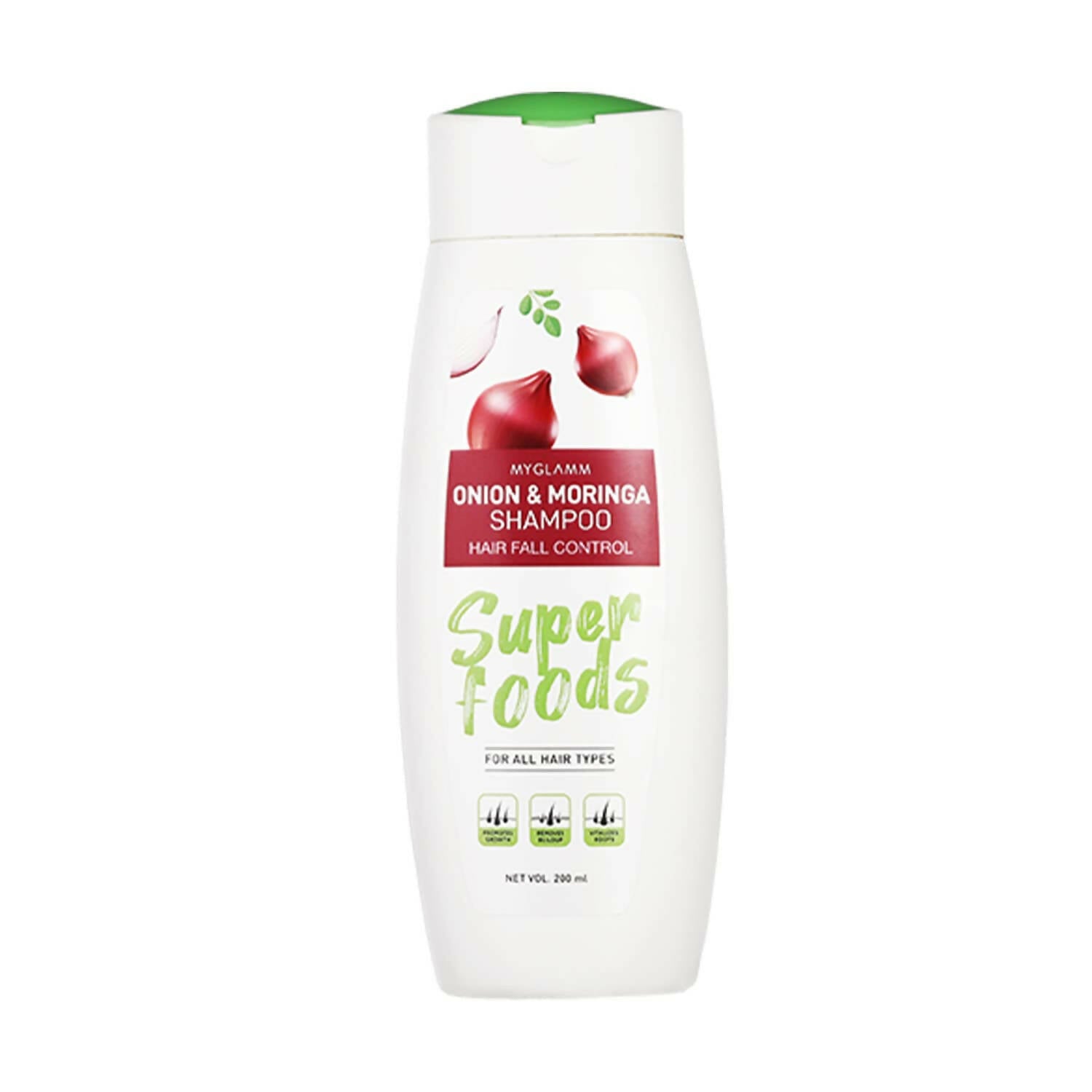 MyGlamm Superfoods Onion & Moringa Shampoo | Grocsy