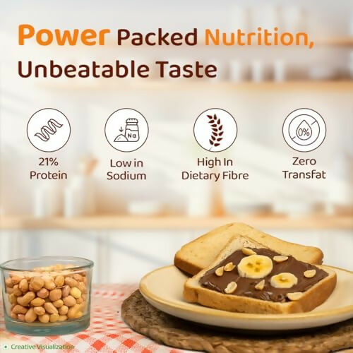 Sundrop Peanut Butter With Chocolate, Crunchy | Grocsy