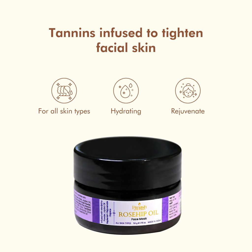 Panash Rosehip Oil Face Mask | Grocsy