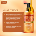 Vaadi Herbals Luxurious Saffron Shower Gel | Grocsy