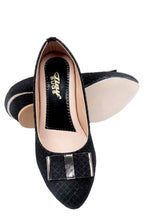Tiny Bugs Girls Party Wear Ballerinas - Black | Grocsy