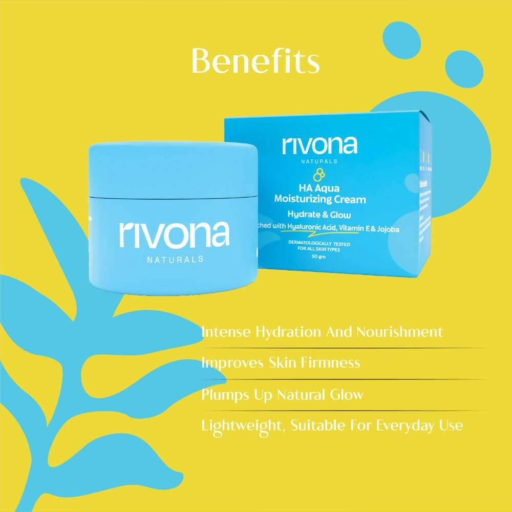 Rivona Naturals HA Aqua Moisturizing Cream | Grocsy