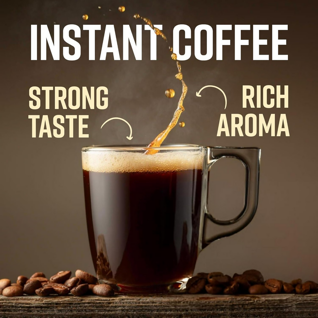 Vanalaya Premium Classic Instant Coffee Black Coffee Powder | Grocsy