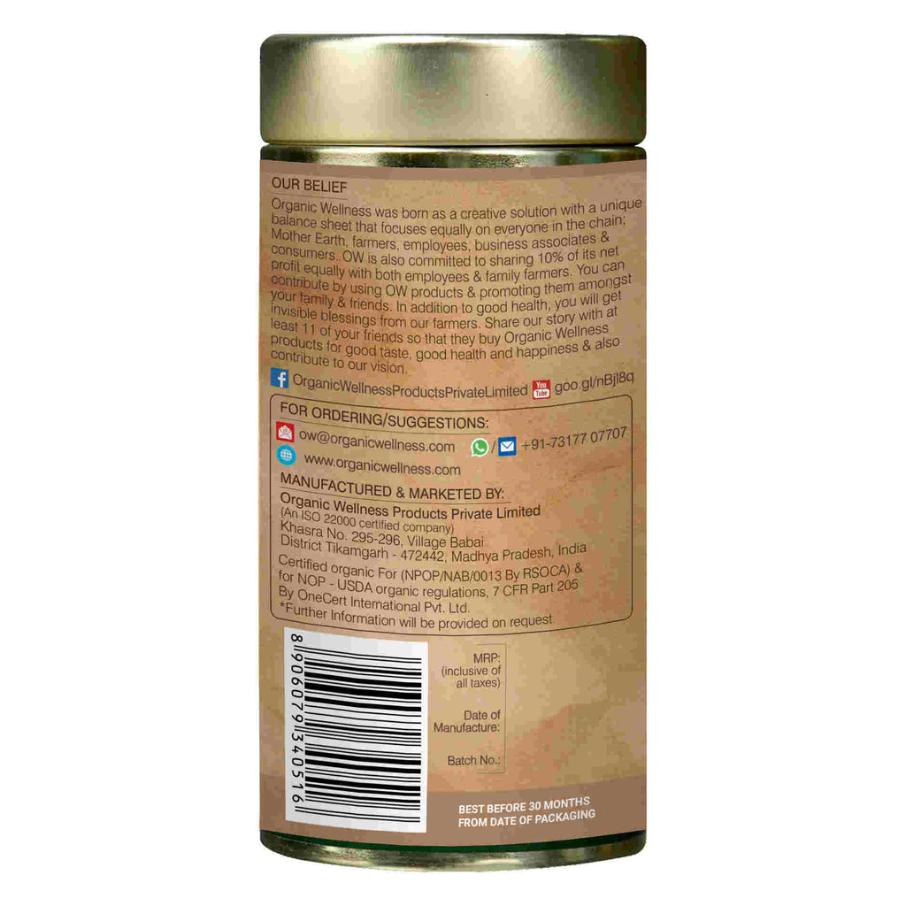 Organic Wellness Tulsi Lemon Tin Pack | Grocsy