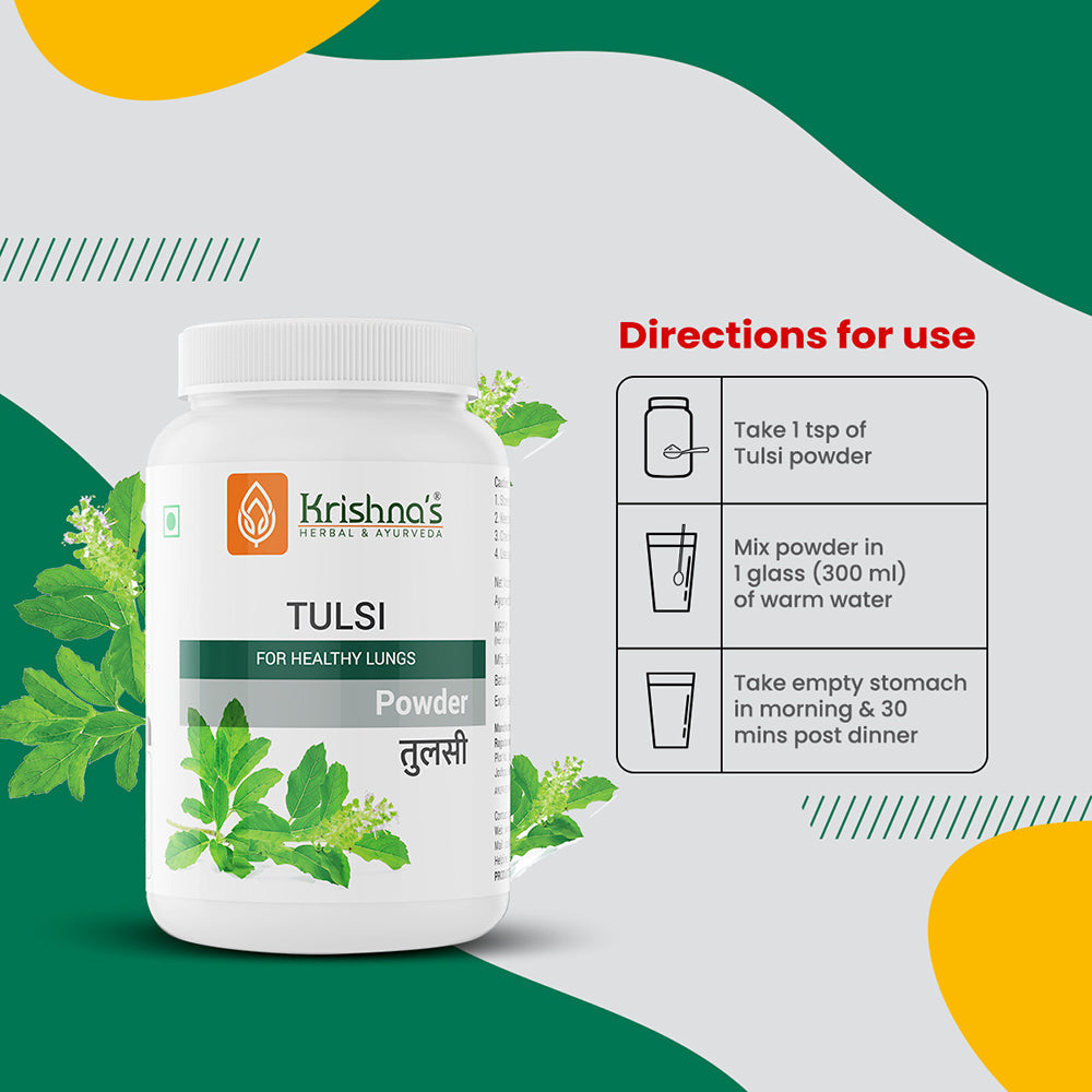 Krishna'S Herbal & Ayurveda Tulsi Powder | Grocsy